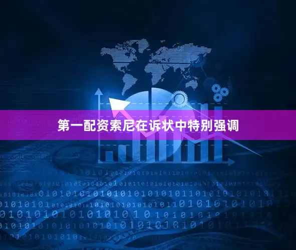 第一配资索尼在诉状中特别强调