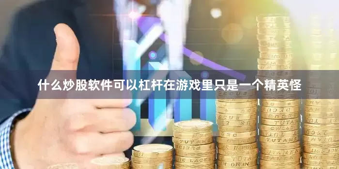 什么炒股软件可以杠杆在游戏里只是一个精英怪